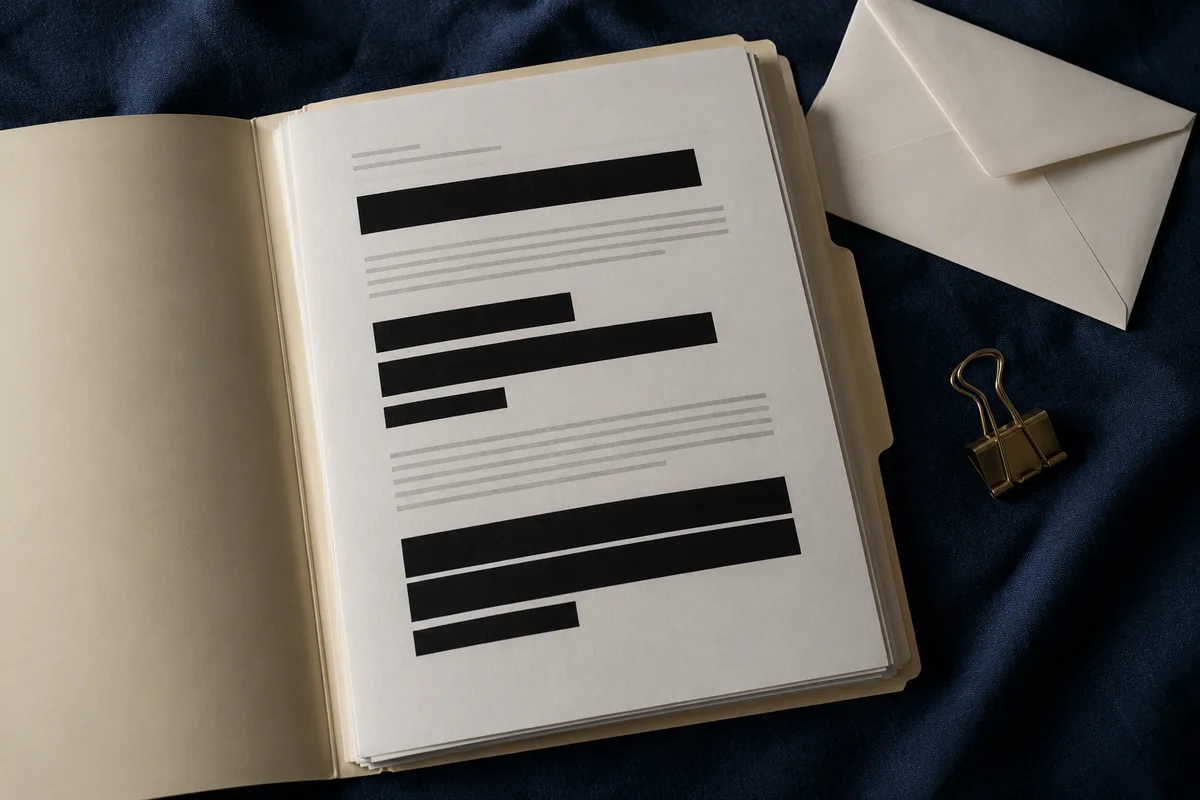 A redacted report prepared as a sharing copy