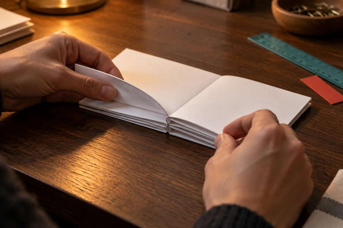 Checking the alignment of folded booklet sheets